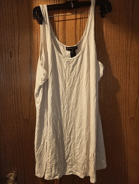 Fashion to Figure Tops - Fashion to Figure Khaki Scoop Neck Layerin Tank Top 2 NWT